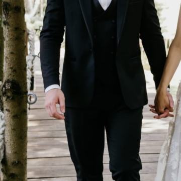 Svečano odijelo za vjenčanje Rosanna, crno broj 50