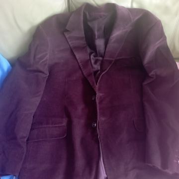 tom tailor samt smeđe odijelo 54