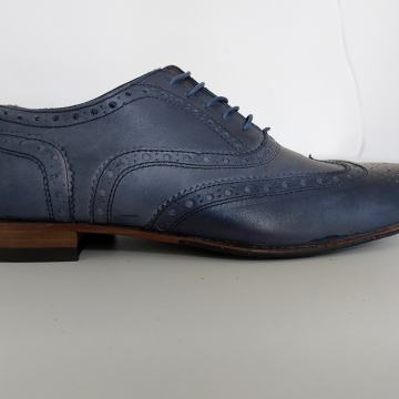 Bata Brogue, Oxford plave kožne cipele vel 43 NOVO!