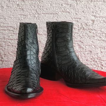 BATA VISOKE CIPELE ZMIJSKA KOŽA