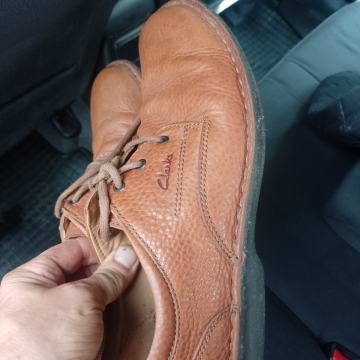 Clarks br.44 kožne kvalitetne,šivane udobne cipele