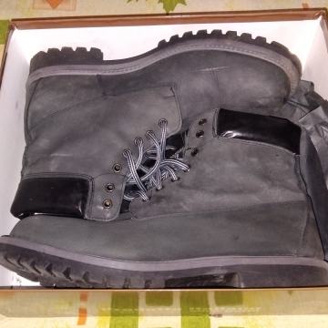 Crne kožne muške cipele broj 46 - Made in Italy