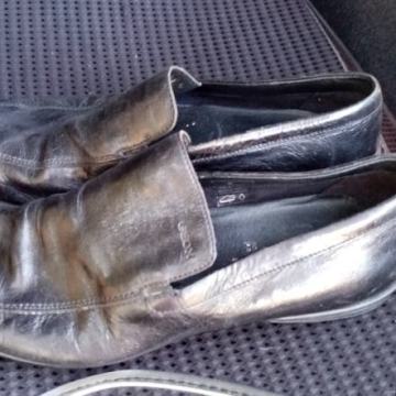 Geox br.44 kvalitetne udobne kožne cipele s gumenim potplatom