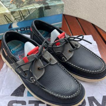 MUŠKE MOKASINKE-BRODARICE KOŽA,  STORM SAILING,  NOVE, 35 EURA!