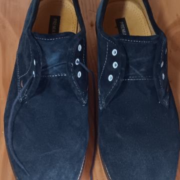 Muške cipele od brušene kože