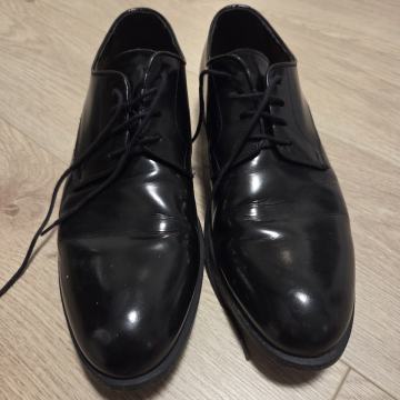 Muške crne svečane cipele br.44 - prava koža