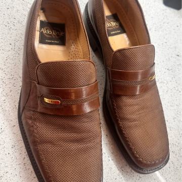 Muške smeđe mokasinke