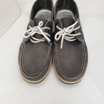 TBS muške cipele  plavo siva boja, brušena  koža 44 , malo nošene