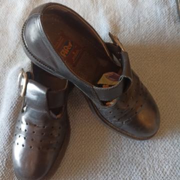 UNISEX TALIJANSKE KOŽNE CIPELE 40 CRNE PIPER