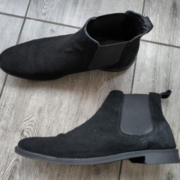 Asos chelsea cipele od prirodne antilop kože br 44