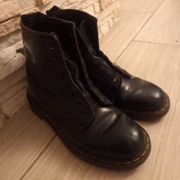 Čizme Dr Martens, koža, tamno plave,  br 39
