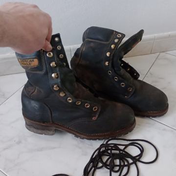 Čizme kožne American eagle, br.43