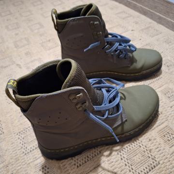 Dr Martens zelene čizme