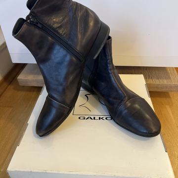 Galko muške kožne čizmice gležnjače