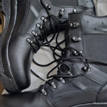 Ljetne crne vojne čizme s vodonepropusnom membranom Jelen br 46