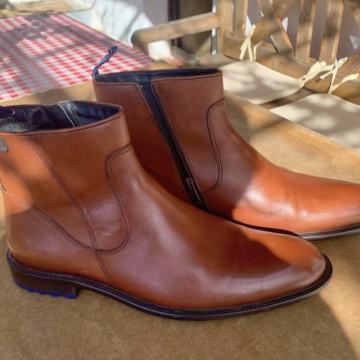 Muške 'Floris van Bommel' kožne, smeđe polučizme