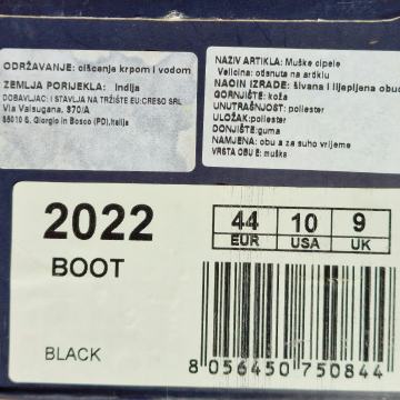 Zimske cipele/čizme Lotto, crne, broj 44 , nove, nenošene