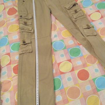 Cargo traperice khaki boje