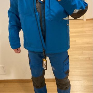 DASSY NOVA (52) i DASSY HELIX (54) blue-azur radne hlače 250/245 g/m2