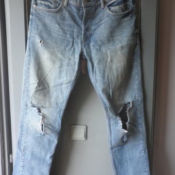 H&M DENIM - MUŠKE HLAČE TRAPERICE W 33 / 48