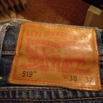 HLAČE TRAPERICE JEANS LEVI STRAUSS W38 PLAVE