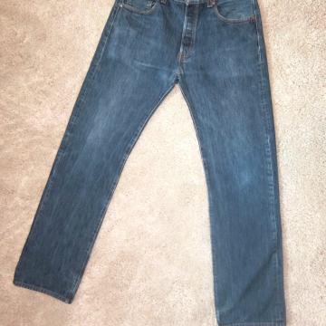 LEVI'S 501  JEANS DŽINS HLAČE  34L/30W BLU PLAVI