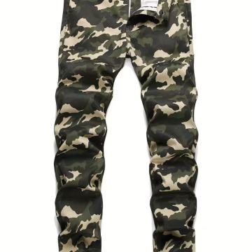Nove muške elegantne kamuflažne traperice