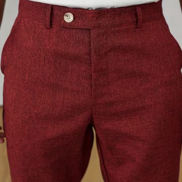 Muške ležerne modne elegantne hlače ravnog kroja