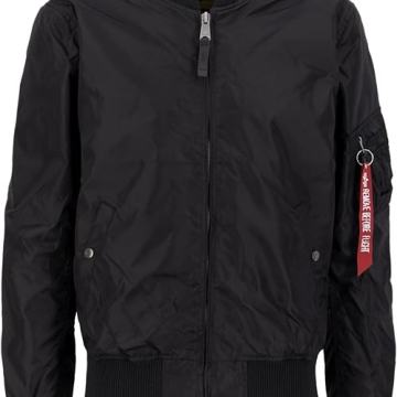 ALPHA INDUSTRIES MA-1TT Crna boja. L-veličina