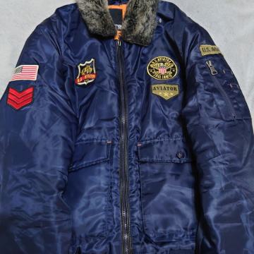 American aviator/ flight jacket  smog