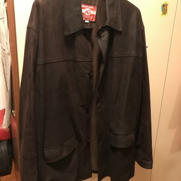 Bivolja brušena kožna jakna nova XXL
