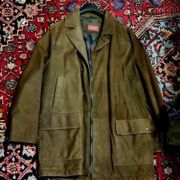 Burlington duga jakna od brušene kože