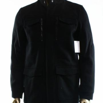Calvin Klein muski crni kaput jakna vuna L original NOVO 248$