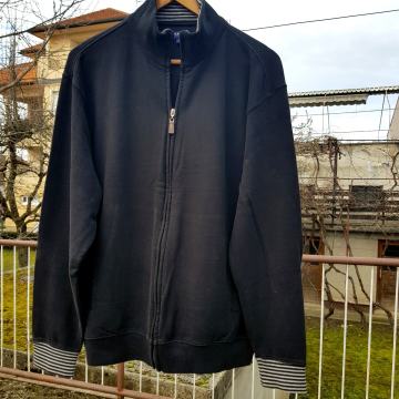 Crna jakna, deblji pamuk, L