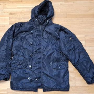 Duga crna Alpha Industries Parka jakna