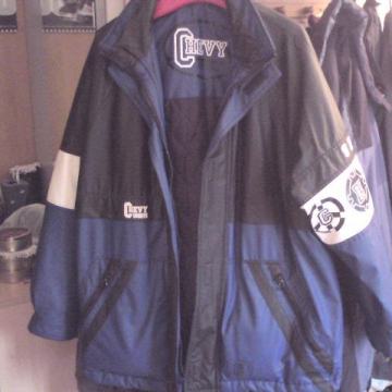 Ekskluzivna moderna kožna jakna CHEVY SPORTS TRICOLOR vel. L