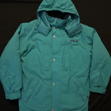 FILA Vintage Magic Line Double Jacket Teal/Black