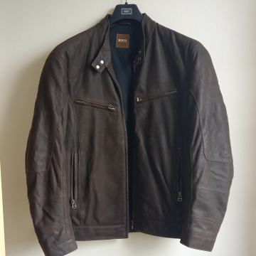HUGO BOSS - MUŠKA KOŽNA JAKNA