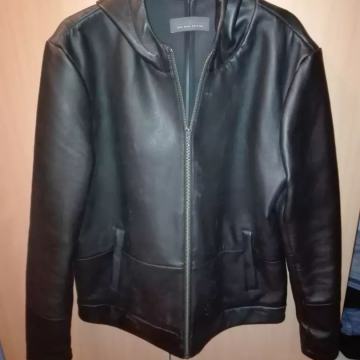 IKKS kožna jaketa s kapuljačom