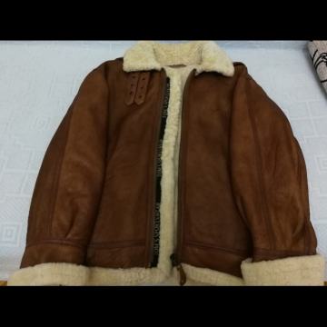 Premium jakna prava  koža -krzno l-xl