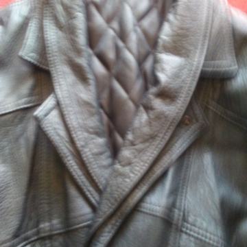 KOŽNA CRNA JAKNA Vel. XXL