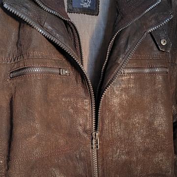 Kožna jakna Angelo Litrico