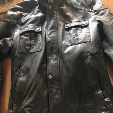 KOŽNA JAKNA CRNA   XL