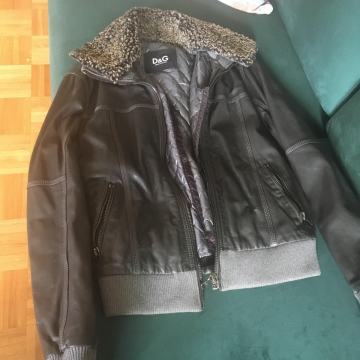 Kožna jakna DOLCE&GABBANA