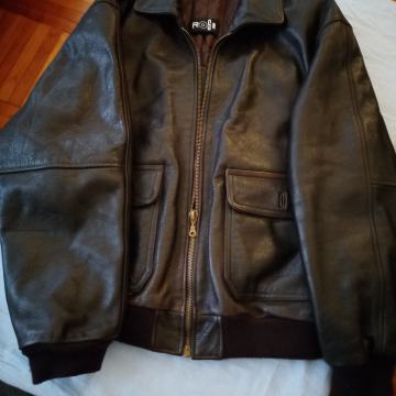 Kožna jakna  pilotska