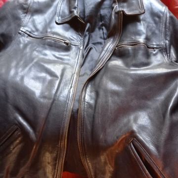 KOŽNA JAKNA-RAVNI KROJ-br.50-52