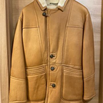 Kožna jakna-monton” Shearling”