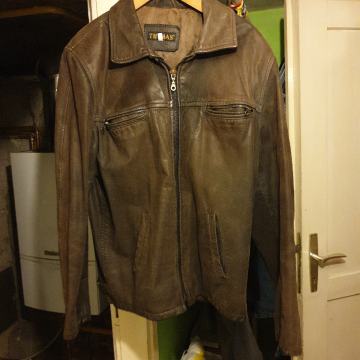 Kozna jakna smeđa....ocuvana