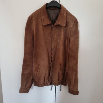 KOŽNA JAKNA SMEĐA Vel. 52 / 54