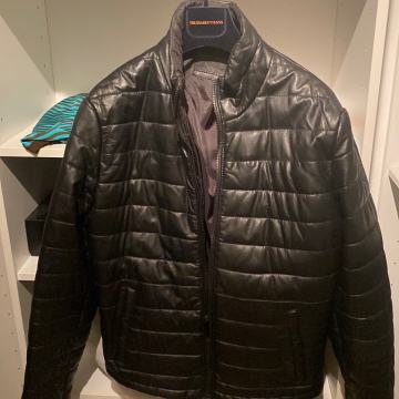 Kožna jakna TRUSSARDI jeans vel 52